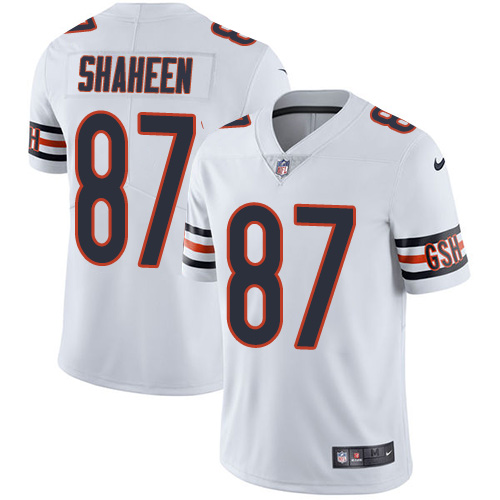 Chicago Bears #87 Adam Shaheen White Youth Stitched Vapor Untouchable Limited Jersey Youth