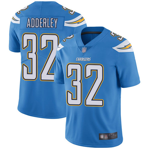 Los Angeles Chargers #32 Nasir Adderley Electric Blue Alternate Youth Stitched Vapor Untouchable Limited Jersey Youth