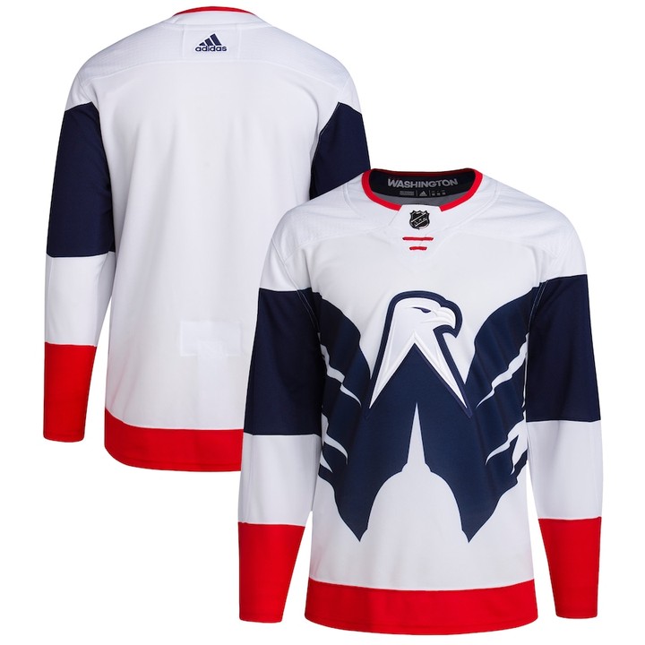 Washington Capitals Blank Men's Adidas 2023 Stadium Series Primegreen Authentic Jersey - White
