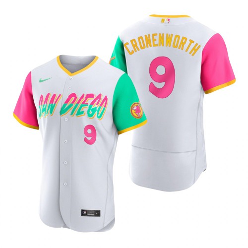 San Diego San Diego Padres #9 Jake Cronenworth 2022 City Connect Men's Authentic Jersey - White Men's