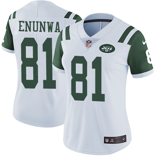 New York Jets #81 Quincy Enunwa White Women's Stitched Vapor Untouchable Limited Jersey Womens