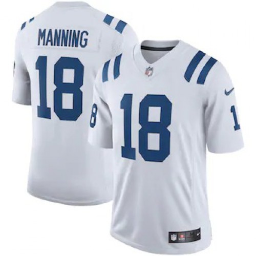 Indianapolis Indianapolis Colts #18 Peyton Manning Men's White Retired Player Limited Jersey Men's