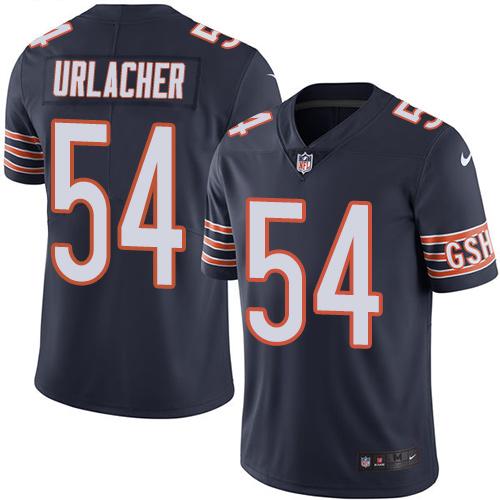 Chicago Bears #54 Brian Urlacher Navy Blue Team Color Youth Stitched Vapor Untouchable Limited Jersey Youth