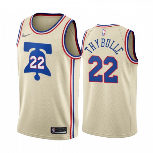 Philadelphia Philadelphia 76ers #22 Matisse Thybulle Cream Womens Swingman 2020-21 Earned Edition Jersey Womens