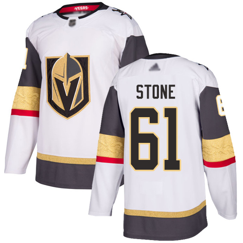 Adidas Golden Vegas Golden Knights #61 Mark Stone White Road Authentic Stitched Youth Jersey Youth