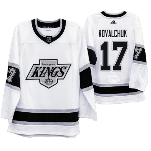 Los Angeles Los Angeles Kings #17 Ilya Kovalchuk Men's Adidas 2019-20 Heritage White Throwback 90s Jersey Men's