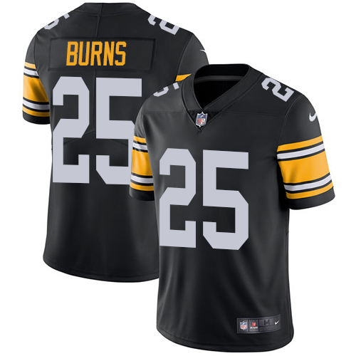Pittsburgh Steelers #25 Artie Burns Black Alternate Men's Stitched Vapor Untouchable Limited Jersey Men's