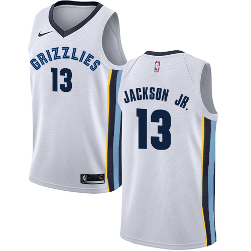Memphis Grizzlies #13 Jaren Jackson Jr. White Womens Swingman Association Edition Jersey Womens