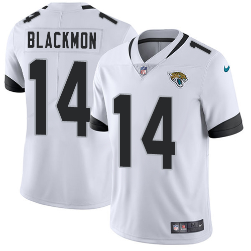 Jacksonville Jaguars #14 Justin Blackmon White Youth Stitched Vapor Untouchable Limited Jersey Youth