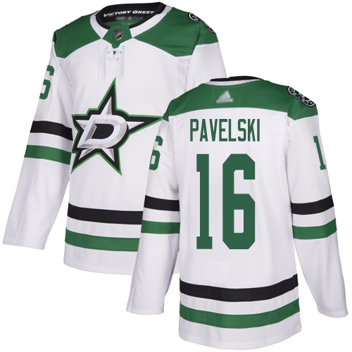 Adidas Dallas Stars #16 Joe Pavelski White Road Authentic Stitched Jersey Men's