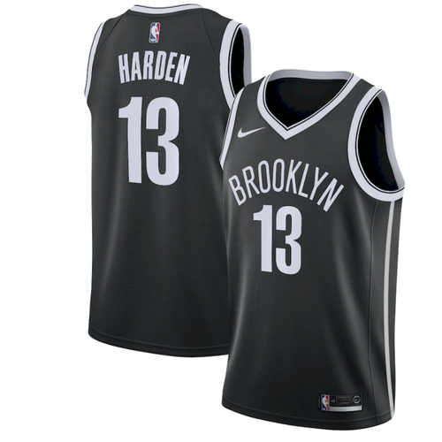 Brooklyn Nets #13 James Harden Black Youth Swingman Icon Edition Jersey Youth