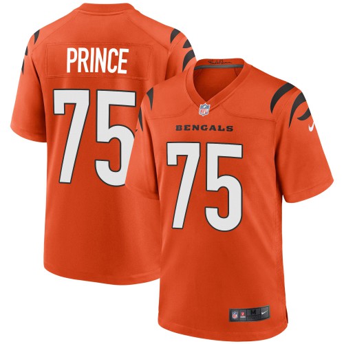 Cincinnati Cincinnati Bengals #75 Isaiah Prince Orange Alternate Game Jersey Men's