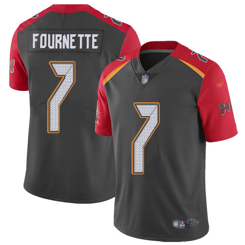 Buccaneers #7 Leonard Fournette Gray Youth Stitched Limited Inverted Legend Jersey