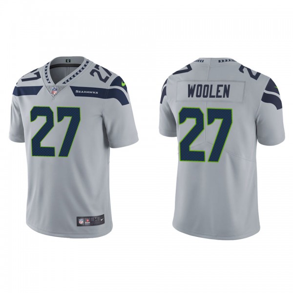 Men's Youth Women's Seattle Seahawks Tariq Woolen Gray Vapor Limited Jersey