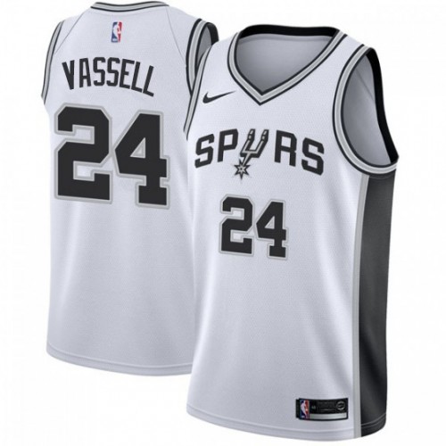 San Antonio Spurs #24 Devin Vassell White Youth Swingman Association Edition Jersey Youth
