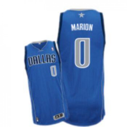 Dallas Mavericks #0 Shawn Marion Revolution 30 Sky Blue Stitched Jersey Mens