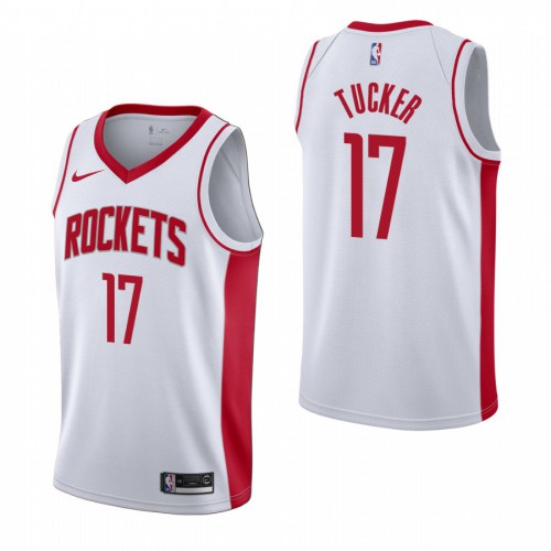 Houston Houston Rockets #17 PJ Tucker Mens 2019-20 Association Edition White Stitched Jersey Mens