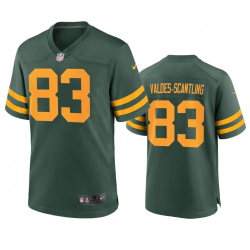 Green Bay Green Bay Packers #83 Marquez Valdes-Scantling Men's Alternate Game Player Jersey - Green Men's