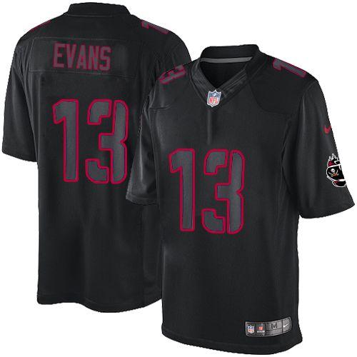 Buccaneers #13 Mike Evans Black Men's Stitched Impact Limited Jersey