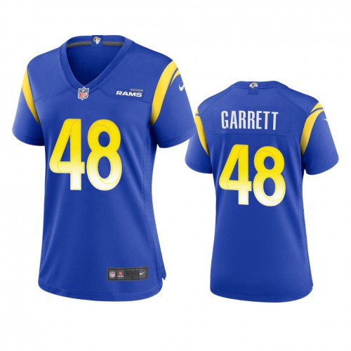 Los Angeles Los Angeles Rams #48 Chris Garrett Women's Game Jersey - Royal Womens
