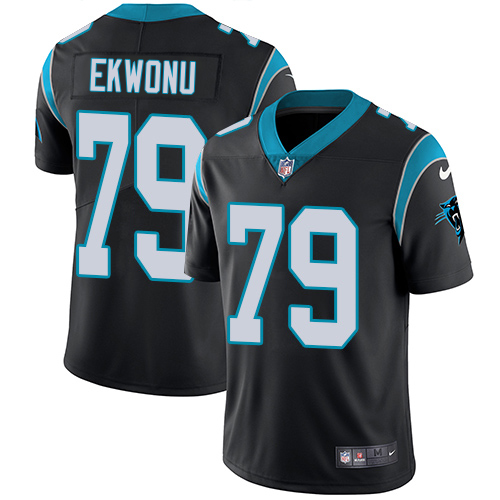 Panthers #79 Ikem Ekwonu Black Team Color Youth Stitched Vapor Untouchable Limited Jersey