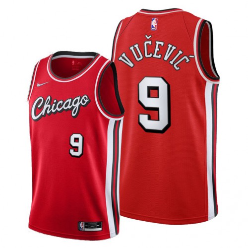 Chicago Chicago Bulls #9 Nikola Vucevic Youth 2021-22 City Edition Red Jersey Youth
