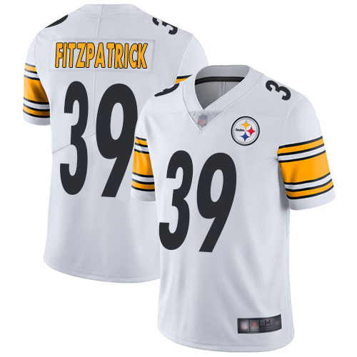 Steelers #39 Minkah Fitzpatrick White Men's Stitched Vapor Untouchable Limited Jersey