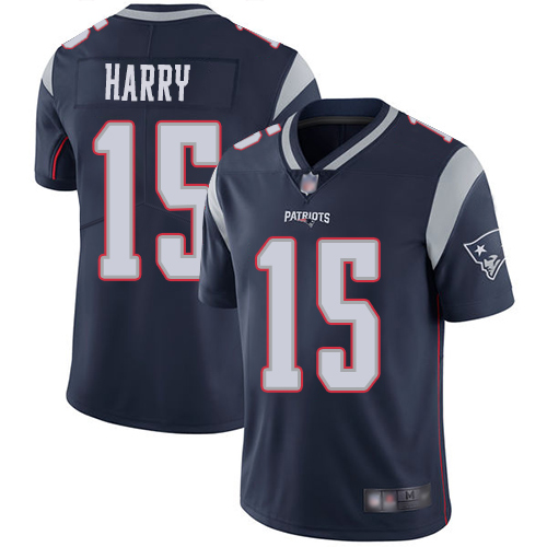 New England Patriots #15 N'Keal Harry Navy Blue Team Color Men's Stitched Vapor Untouchable Limited Jersey Men's