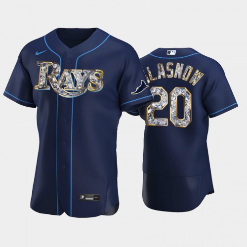 Tampa Bay Tampa Bay Rays #20 Tyler Glasnow Men's Diamond Edition Jersey - Navy Men's