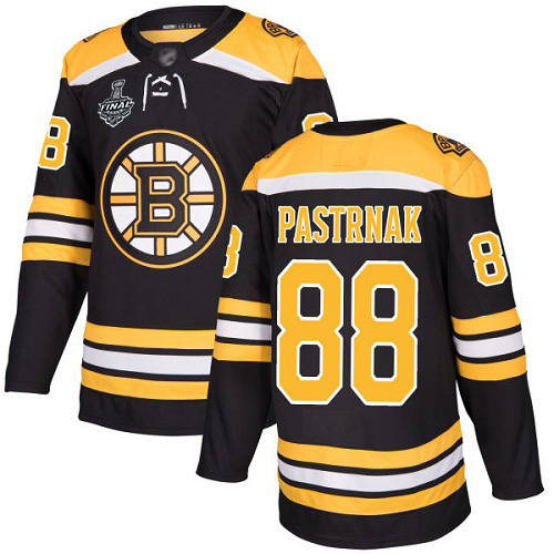 Adidas Boston Bruins #88 David Pastrnak Black Home Authentic Stanley Cup Final Bound Stitched Jersey Men's