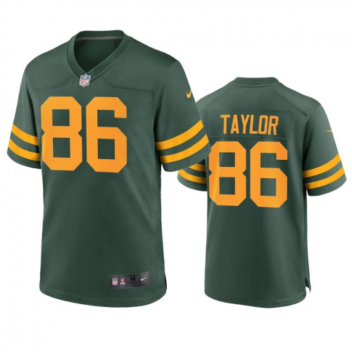 Green Bay Green Bay Packers #86 Malik Taylor Men's Alternate Game Player Jersey - Green Men's