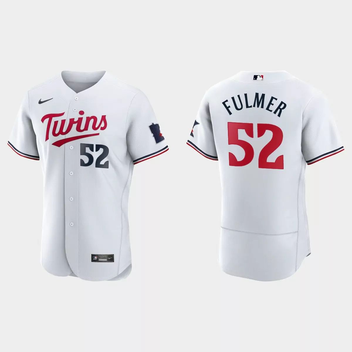 Minnesota Twins #52 Michael Fulmer Men's 2023 Authentic Jersey - White