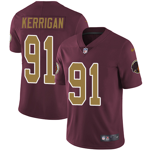 Washington Commanders #91 Ryan Kerrigan Burgundy Red Alternate Youth Stitched Vapor Untouchable Limited Jersey Youth