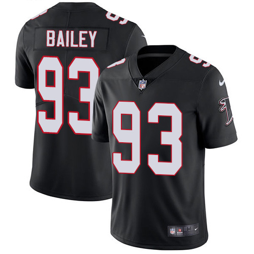 Atlanta Falcons #93 Allen Bailey Black Alternate Men's Stitched Vapor Untouchable Limited Jersey Men's
