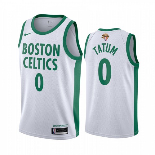 Boston Boston Celtics #0 Jayson Tatum White Swingman Womens 2022 Finals City Edition Jersey Womens