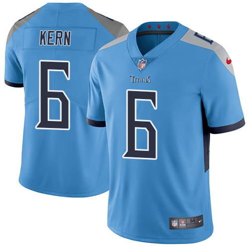 Tennessee Titans #6 Brett Kern Light Blue Alternate Men's Stitched Vapor Untouchable Limited Jersey Men's