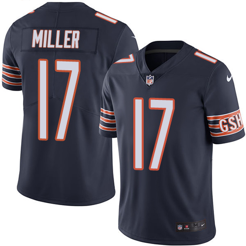 Chicago Bears #17 Anthony Miller Navy Blue Team Color Youth Stitched Vapor Untouchable Limited Jersey Youth