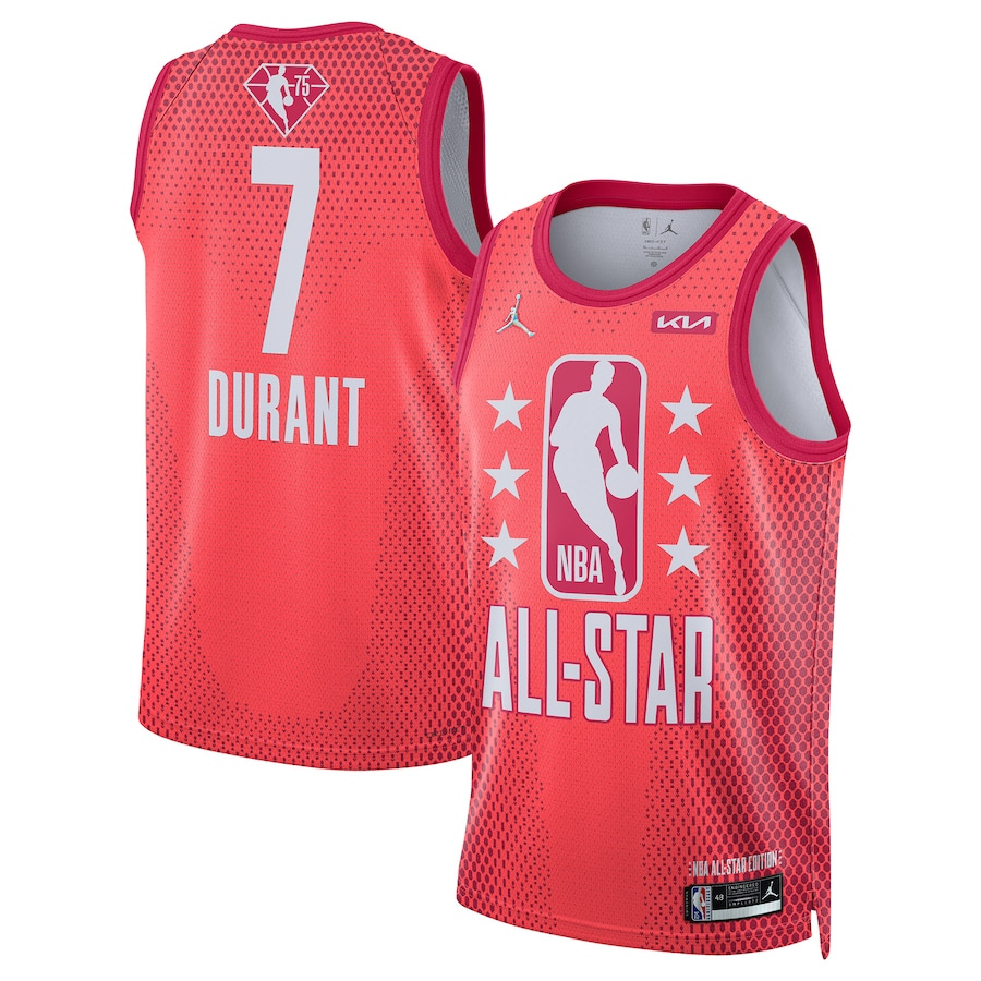 Nets #7 Kevin Durant Jordan Brand 2022 All-Star Game Swingman Jersey - Maroon