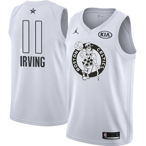 Boston Celtics #11 Kyrie Irving White Youth Jordan Swingman 2018 All-Star Game Jersey Youth