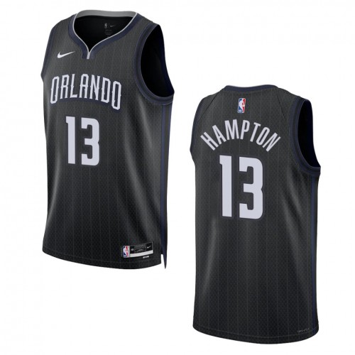 Orlando Orlando Magic #13 R.J. Hampton Unisex Black 2022-23 Swingman Jersey - City Edition Mens
