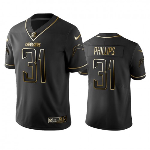 Los Angeles Chargers #31 Adrian Phillips Men's Stitched Vapor Untouchable Limited Black Golden Jersey Men's