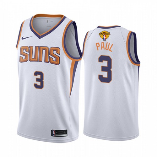 Phoenix Suns #3 Chris Paul Mens 2021 Finals Bound Swingman Association Edition Jersey White Mens