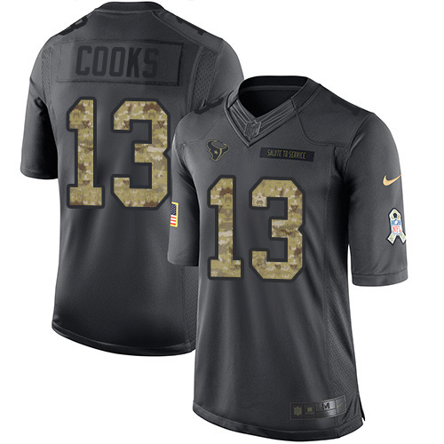 49ers #13 Brock Purdy Black Men's Stitched Limited 2016 Salute To Service Jersey