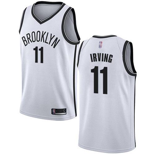 Brooklyn Nets #11 Kyrie Irving White Swingman Association Edition Jersey Mens
