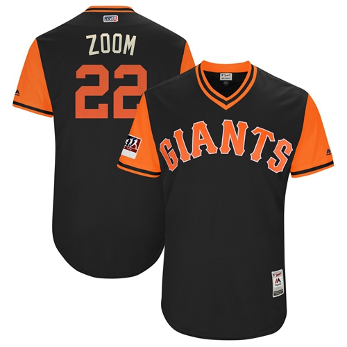 San Francisco Giants #22 Andrew McCutchen Black 