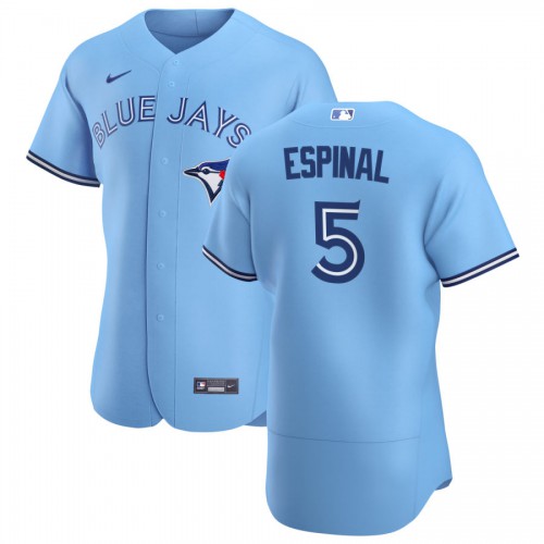 Toronto Toronto Blue Jays #5 Santiago Espinal Men's Light Blue Alternate 2020 Authentic Player Jersey Men's