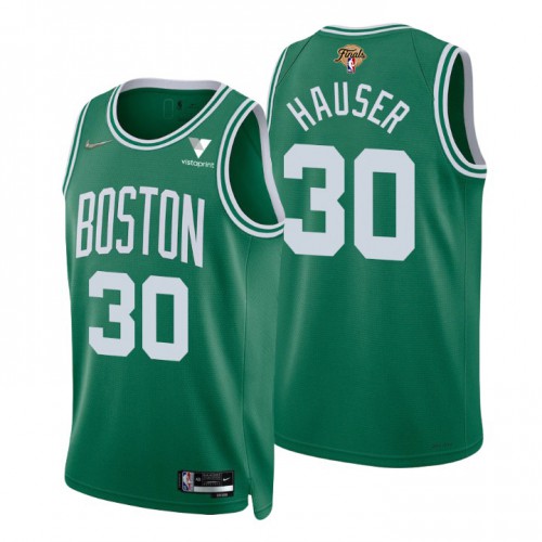 Boston Boston Celtics #30 Sam Hauser Green Mens 2022 Finals 75th Anniversary Diamond Icon Edition Swingman Jersey Mens