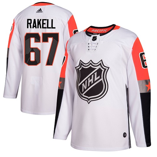 Adidas Anaheim Ducks #67 Rickard Rakell White 2018 All-Star Pacific Division Authentic Stitched Jersey Men's