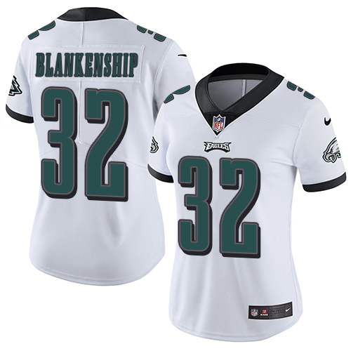 Eagles #32 Reed Blankenship White Women's Stitched Vapor Untouchable Limited Jersey