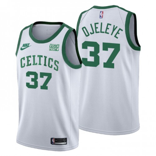 Boston Boston Celtics #37 Semi Ojeleye Mens Releases Classic Edition 75th Anniversary Jersey White Mens